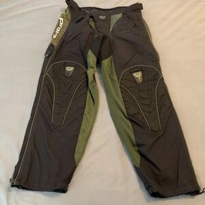 Proto Paintball Pants Mens Large Black Green Padded Tactical Cargo Gear